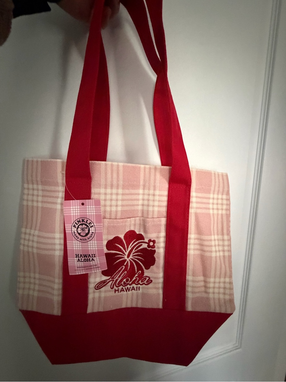 Sunny Hi Mini Tote – Palaka Red